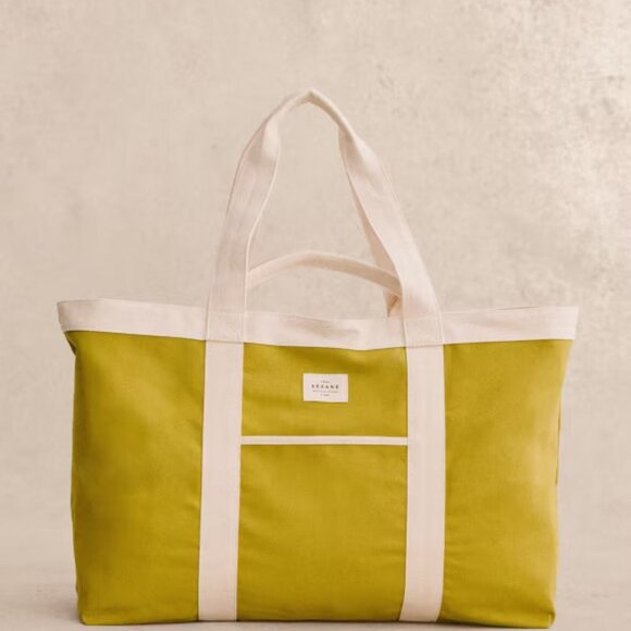 Sezane Handbags - Sezane Maxi Tote Bag - Olive Green, Brand New, Never Used